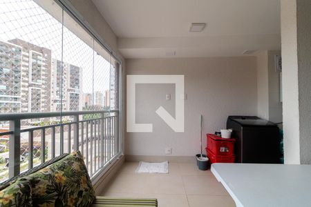 Varanda da Sala de apartamento para alugar com 3 quartos, 84m² em Vila Andrade, São Paulo