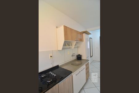 Sala e cozinha de apartamento à venda com 1 quarto, 65m² em Igara, Canoas