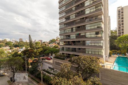 Vista da varanda de apartamento para alugar com 1 quarto, 50m² em Jardim das Bandeiras, São Paulo