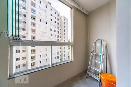 Varanda da Sala de apartamento para alugar com 2 quartos, 50m² em Utinga, Santo André