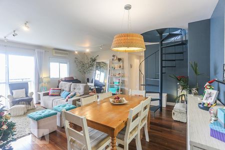 Sala de Estar de apartamento à venda com 2 quartos, 156m² em Vila Sao Francisco, São Paulo