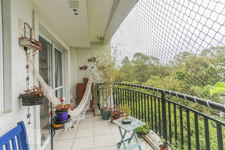 Varanda da Sala de apartamento à venda com 2 quartos, 156m² em Vila Sao Francisco, São Paulo