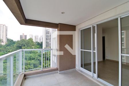 Varanda da Sala de apartamento à venda com 2 quartos, 72m² em Jardim Fonte do Morumbi, São Paulo