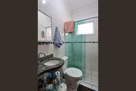 Banheiro da Suíte de apartamento à venda com 2 quartos, 110m² em Jardim Santo Antônio, Santo André
