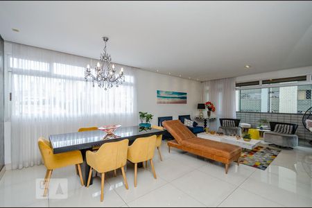 Sala de apartamento para alugar com 4 quartos, 170m² em Gutierrez, Belo Horizonte