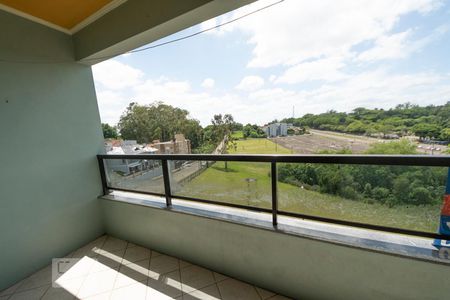 Sacada da Sala/Cozinha de apartamento para alugar com 1 quarto, 55m² em Cristo Rei, São Leopoldo