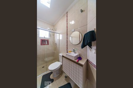 Banheiro de apartamento à venda com 3 quartos, 83m² em Vila Camilópolis, Santo André