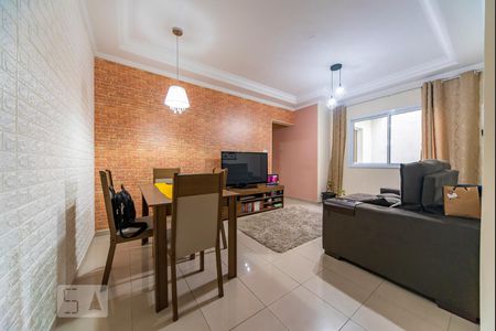 Sala de apartamento à venda com 3 quartos, 83m² em Vila Camilópolis, Santo André