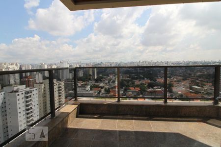 Varanda da sala de apartamento para alugar com 4 quartos, 350m² em Campo Belo, São Paulo