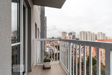 Varanda da Sala de apartamento para alugar com 2 quartos, 40m² em Santa Maria, São Caetano do Sul