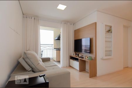 Sala de Estar de apartamento à venda com 2 quartos, 59m² em Ponte Grande, Guarulhos