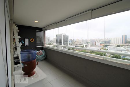 Vista da varanda  de apartamento à venda com 1 quarto, 48m² em Parque Industrial Tomas Edson, São Paulo