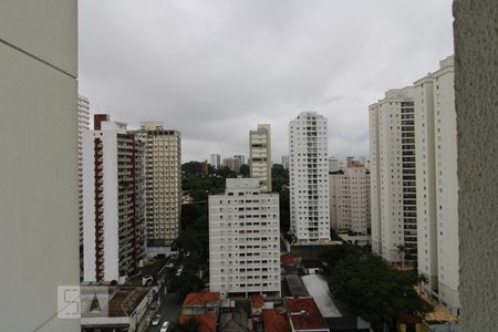 Vista do quarto de apartamento para alugar com 1 quarto, 45m² em Santo Amaro, São Paulo