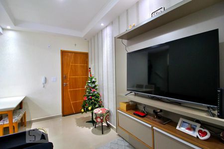 Sala de apartamento à venda com 2 quartos, 100m² em Jardim Paraíso, Santo André