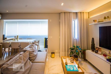 Sala de apartamento à venda com 3 quartos, 109m² em Novo Taquaral, Campinas