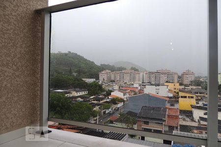 Varanda da Sala de apartamento à venda com 2 quartos, 55m² em Taquara, Rio de Janeiro