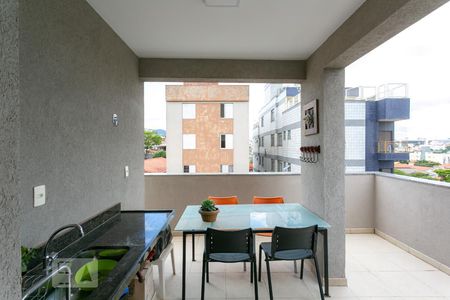 Varanda de apartamento à venda com 3 quartos, 151m² em Esplanada, Belo Horizonte