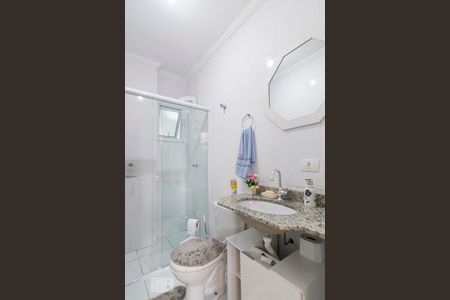 Banheiro de apartamento à venda com 3 quartos, 140m² em Jardim do Carmo, Santo André
