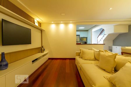 Sala de casa de condomínio para alugar com 3 quartos, 144m² em Vila Planalto, São Bernardo do Campo