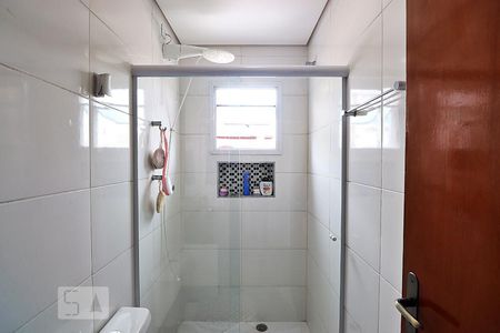 Banheiro da Suíte de apartamento à venda com 2 quartos, 50m² em Utinga, Santo André