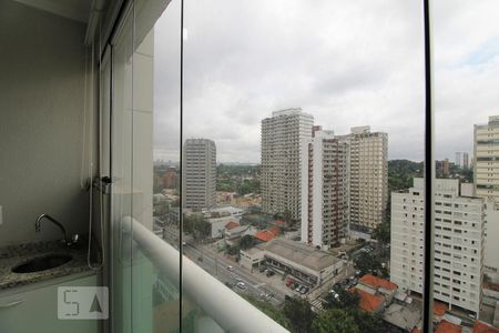 varanda de apartamento para alugar com 1 quarto, 45m² em Santo Amaro, São Paulo