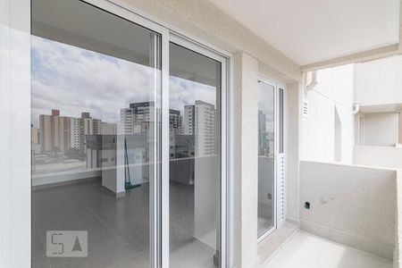 Varanda da Sala de apartamento para alugar com 2 quartos, 64m² em Centro, Santo André