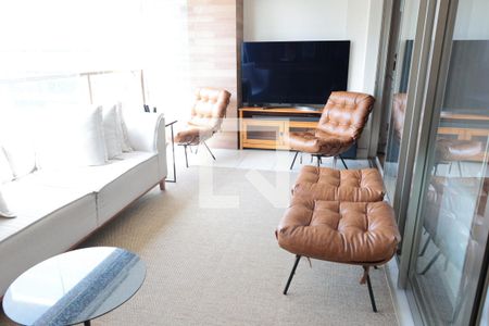 Varanda da Sala de apartamento para alugar com 2 quartos, 101m² em Itaim Bibi, São Paulo