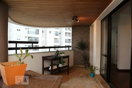 Varanda da Sala de apartamento à venda com 4 quartos, 168m² em Vila Andrade, São Paulo