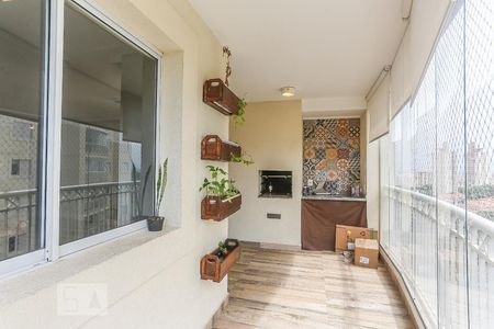 Varanda da Sala de apartamento à venda com 3 quartos, 96m² em Jardim Arpoador, São Paulo