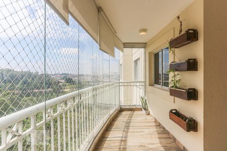 Varanda da Sala de apartamento à venda com 3 quartos, 96m² em Jardim Arpoador, São Paulo