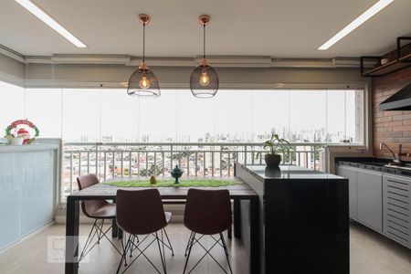 Varanda Gourmet  de apartamento para alugar com 3 quartos, 105m² em Parque São Jorge, São Paulo