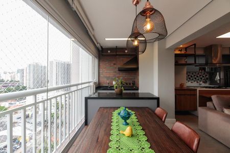 Varanda Gourmet  de apartamento para alugar com 3 quartos, 105m² em Parque São Jorge, São Paulo