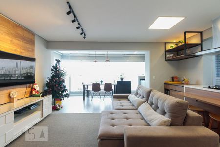 Sala  de apartamento para alugar com 3 quartos, 105m² em Parque São Jorge, São Paulo