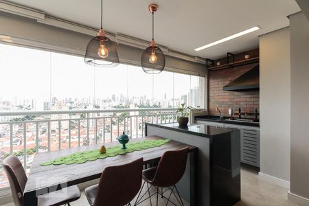 Varanda Gourmet  de apartamento para alugar com 3 quartos, 105m² em Parque São Jorge, São Paulo