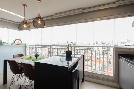 Varanda Gourmet  de apartamento para alugar com 3 quartos, 105m² em Parque São Jorge, São Paulo