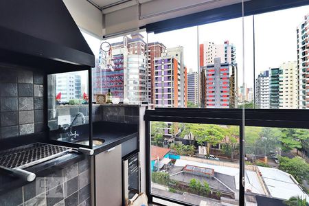 Varanda da Sala de apartamento para alugar com 3 quartos, 85m² em Jardim, Santo André