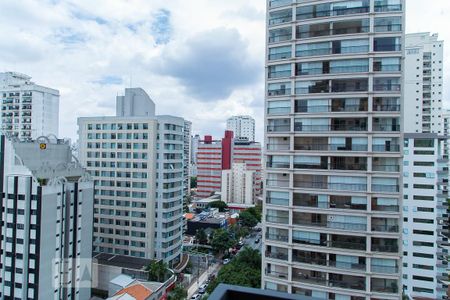 Vista da sala de apartamento para alugar com 2 quartos, 58m² em Vila Clementino, São Paulo