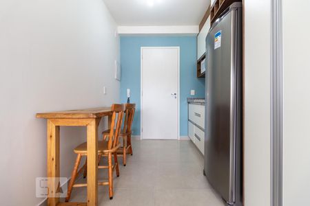 Cozinha de kitnet/studio para alugar com 1 quarto, 24m² em Consolação, São Paulo