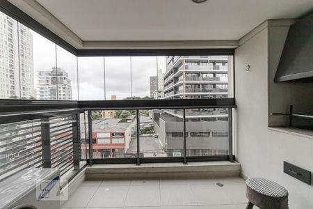 Varanda gourmet de apartamento para alugar com 1 quarto, 45m² em Vila Izabel, Curitiba