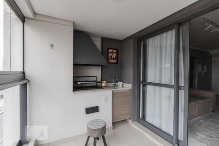 Varanda gourmet de apartamento para alugar com 1 quarto, 45m² em Vila Izabel, Curitiba