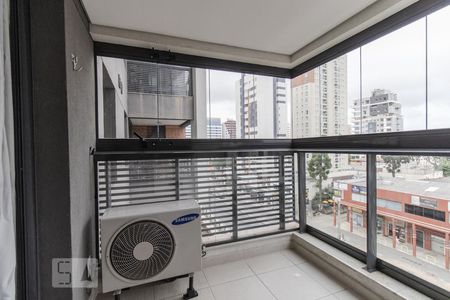 Varanda gourmet de apartamento para alugar com 1 quarto, 45m² em Vila Izabel, Curitiba