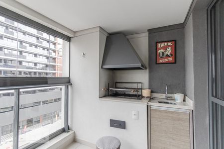 Varanda gourmet de apartamento para alugar com 1 quarto, 45m² em Vila Izabel, Curitiba