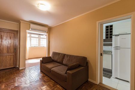 Sala de apartamento para alugar com 1 quarto, 48m² em Auxiliadora, Porto Alegre
