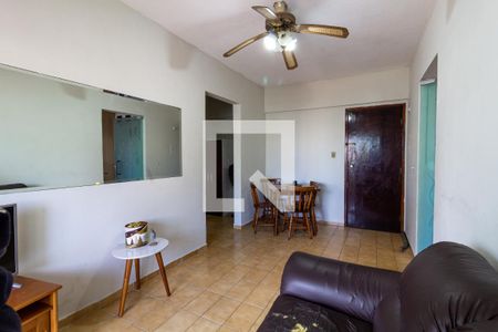 Sala de apartamento para alugar com 1 quarto, 55m² em Tupiry, Praia Grande