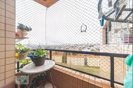 Varanda da Sala de apartamento à venda com 3 quartos, 83m² em Parque Bandeirante, Santo André