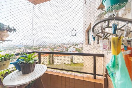 Varanda da Sala de apartamento à venda com 3 quartos, 83m² em Parque Bandeirante, Santo André