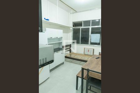 Sala e Cozinha de kitnet/studio para alugar com 1 quarto, 20m² em Centro, Niterói