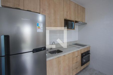 Cozinha de kitnet/studio para alugar com 1 quarto, 41m² em Santo Amaro, São Paulo