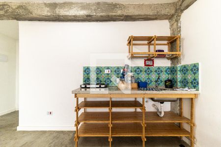 Cozinha de kitnet/studio para alugar com 1 quarto, 37m² em Centro, São Paulo