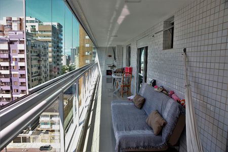 Vista da Sacada de apartamento para alugar com 2 quartos, 94m² em Tupy, Praia Grande